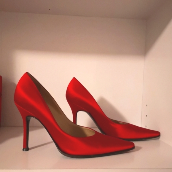 Sergio Rossi Satin Heels - Picture 3 of 6